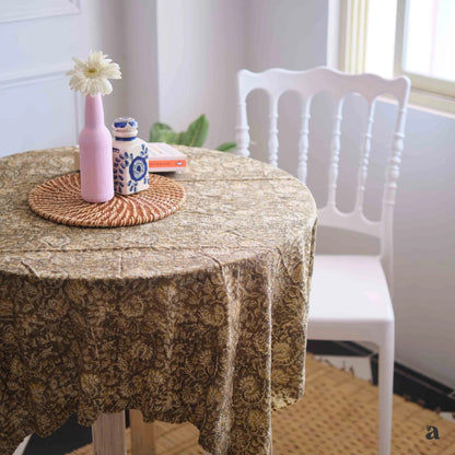 Sutra Round Placemat | Handwoven Eco - Friendly Table Mat – Mats & Rugs on Brown Living™. SKU: 807RM. Img 3.