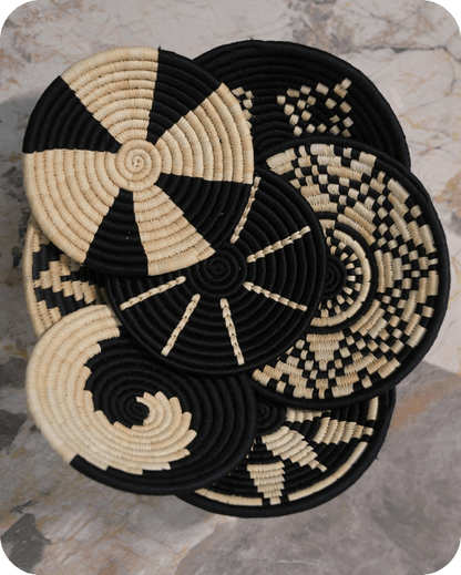 Swadeh Sabai Grass Wall Plates | Set of 7 – Wall Decor on Brown Living™. SKU: C0_sab_00009. Img 6.