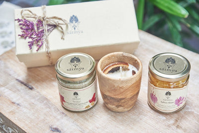 Swastha Gift Box - Wellness & Immunity Essentials – Gift Giving by Sātmya available on Brown Living™. . SKU: Swast_500gms. Img 5.