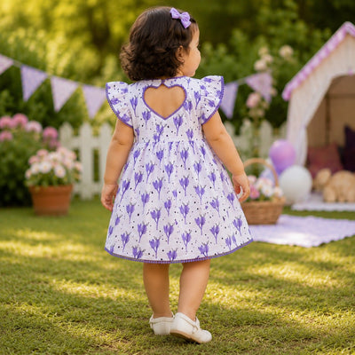 Sweet Lilac Twirl Dress for Girls – Kids Frocks & Dresses on Brown Living™. SKU: TCC-SW26-19-A. Img 3.