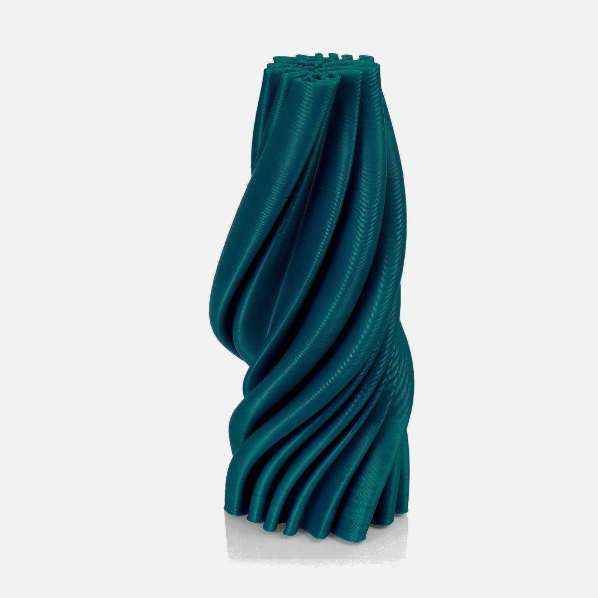 Swirling Mint Plant - Based Turquoise Green Biophilic Vase – Home Decor on Brown Living™. SKU: SWMIEDPLTRA018. Img 3.