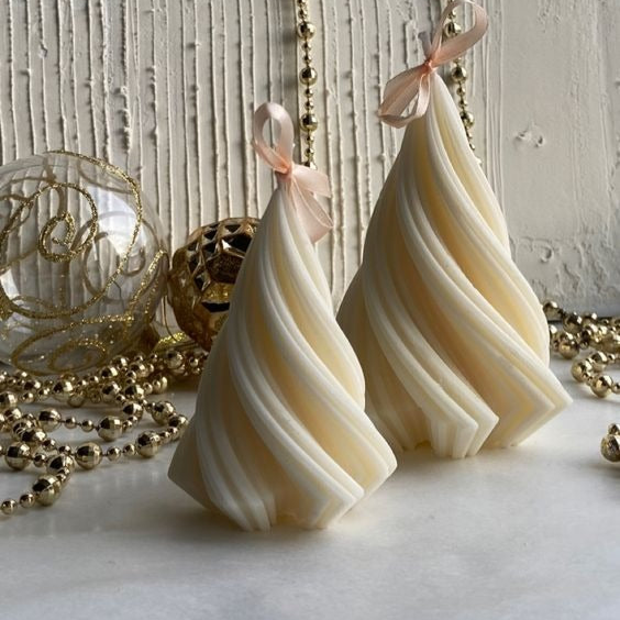 Swirl Tree Candles