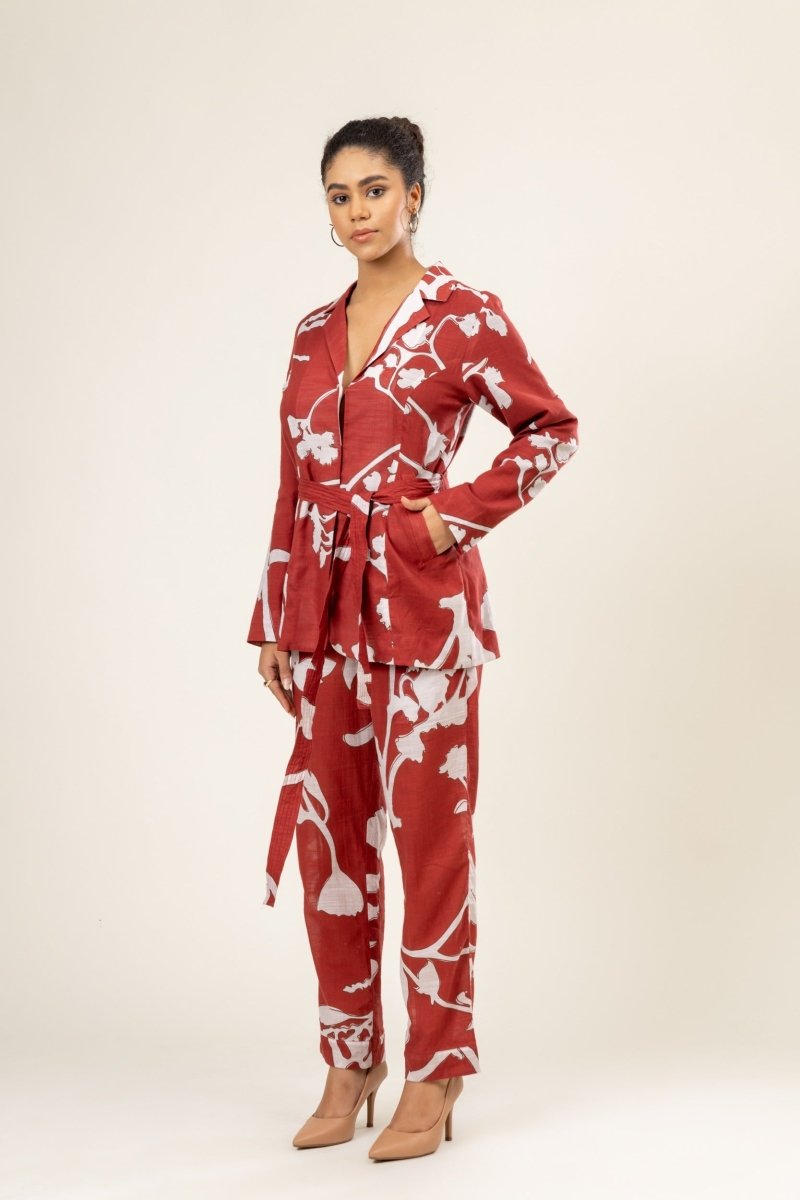 Sybi - Upcycled Cotton Lenin Printed Set | Verified Sustainable by Brown Living™