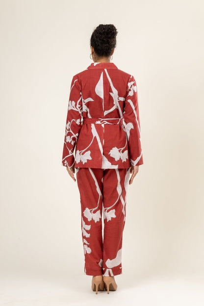 Sybi - Upcycled Cotton Lenin Printed Set | Verified Sustainable by Brown Living™