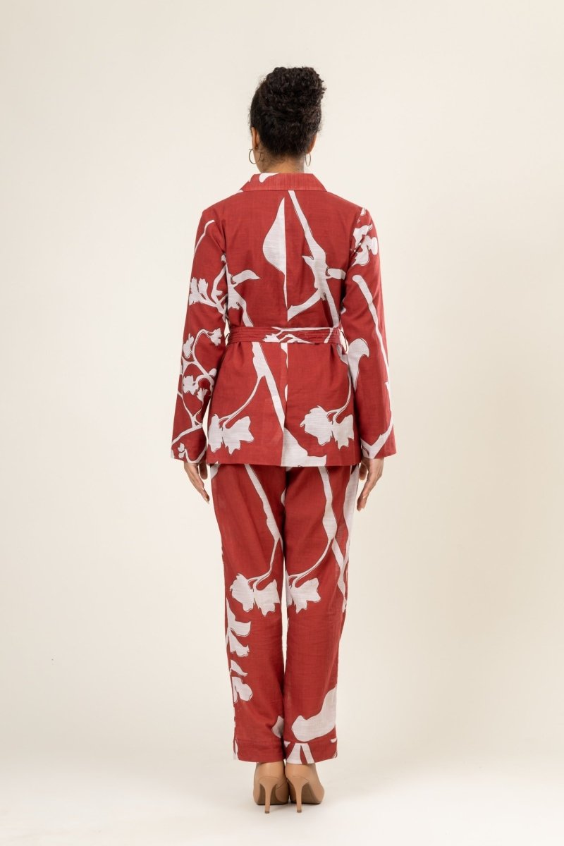 Sybi - Upcycled Cotton Lenin Printed Set | Verified Sustainable by Brown Living™