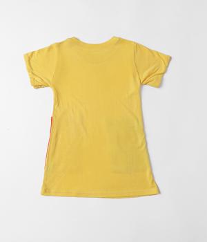 T Dress for Kids | Herbal Dyed Cotton Tee Shirt Dress – Kids Daywear Sets on Brown Living™. SKU: TDY03003. Img 5.