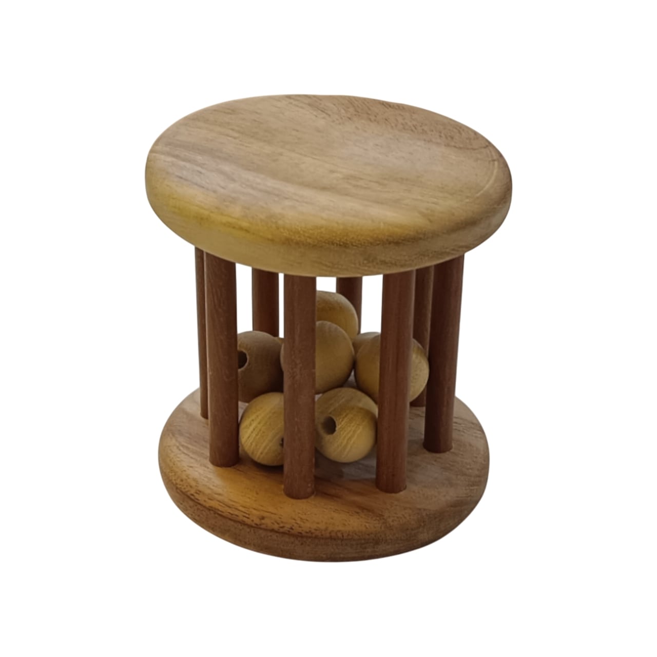 Table Top Décor Neem Wooden Tumbler Paper Weight – Wooden Toys on Brown Living™. SKU: ND_TMBLR. Img 2.