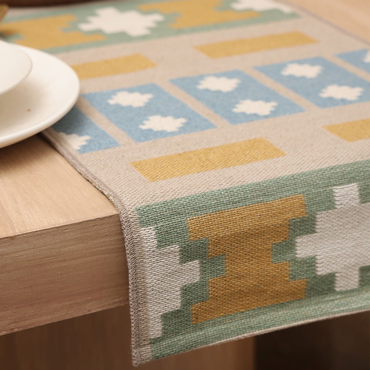 Tabletop Pop Runner – Table Linens on Brown Living™. SKU: TGW160070. Img 1.