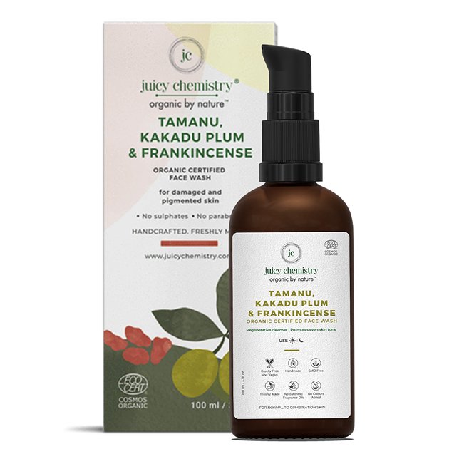 Tamanu, Kakadu Plum & Frankincense Organic Face Wash - 100ml | Verified Sustainable by Brown Living™