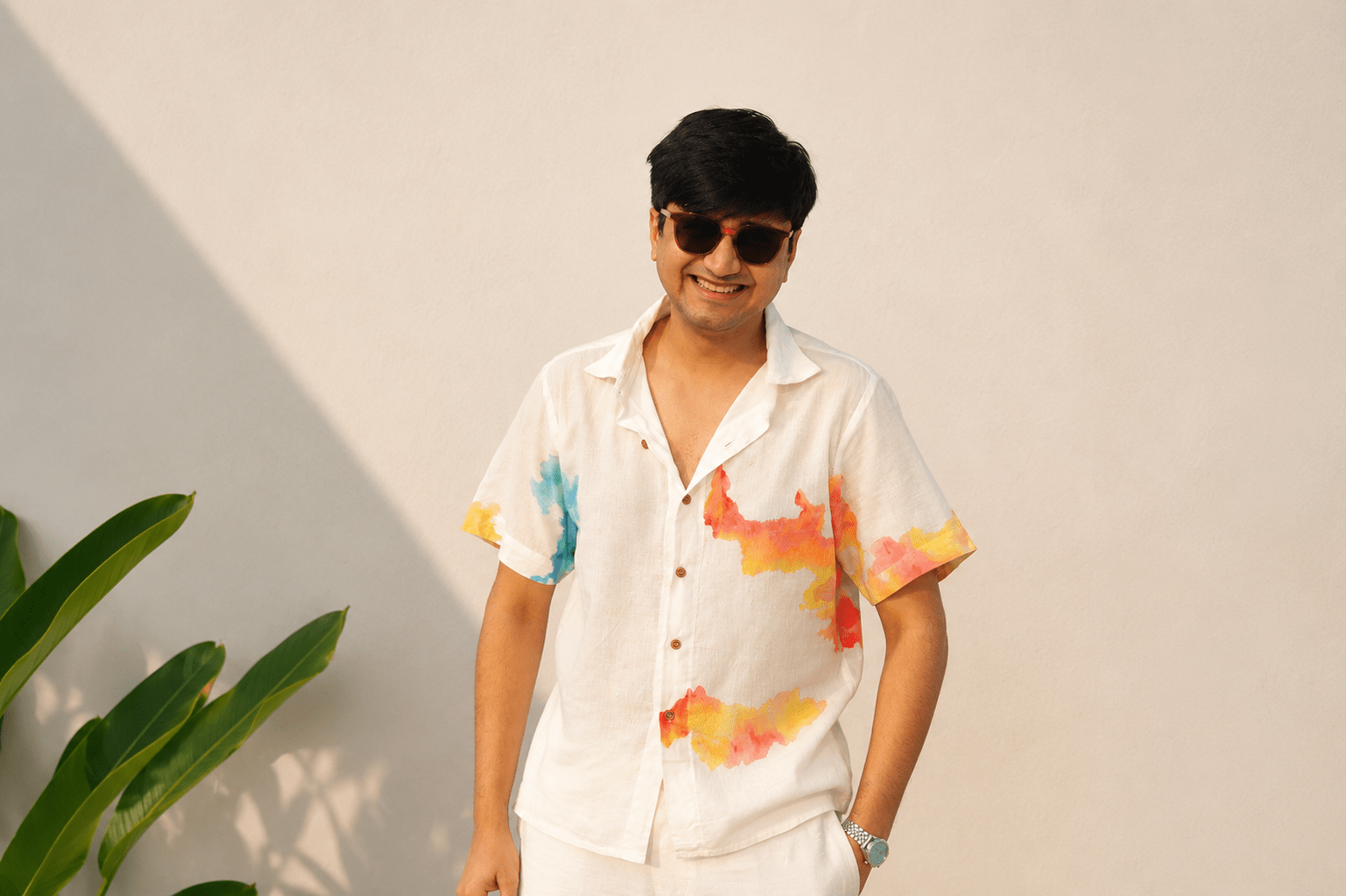 Tamasha Inspired Shirt for Men – Effortless Casual Statement Wear – Men Shirt on Brown Living™. SKU: SH26. Img 5.