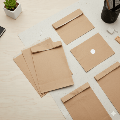 Tamper Proof Peel Mailer for Secure Packaging | 1000 pc – Reusable Bag on Brown Living™. SKU: CLEC-45. Img 3.