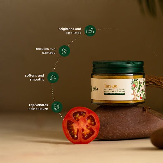 Tan - go | Handmade Anti - Tan Body Scrub (150gms) | Verified Sustainable by Brown Living™