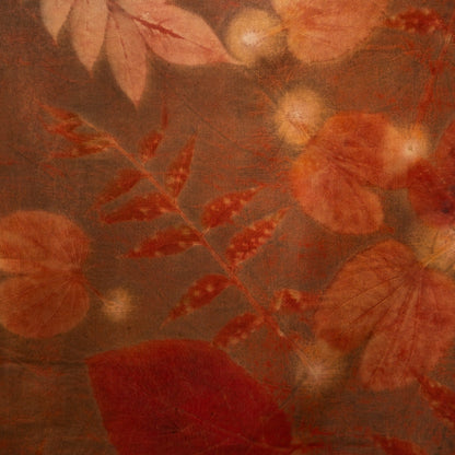 Tan Silk Scarf – Handcrafted Natural Silk Stole – Womens Scarf on Brown Living™. SKU: scarftan. Img 5.