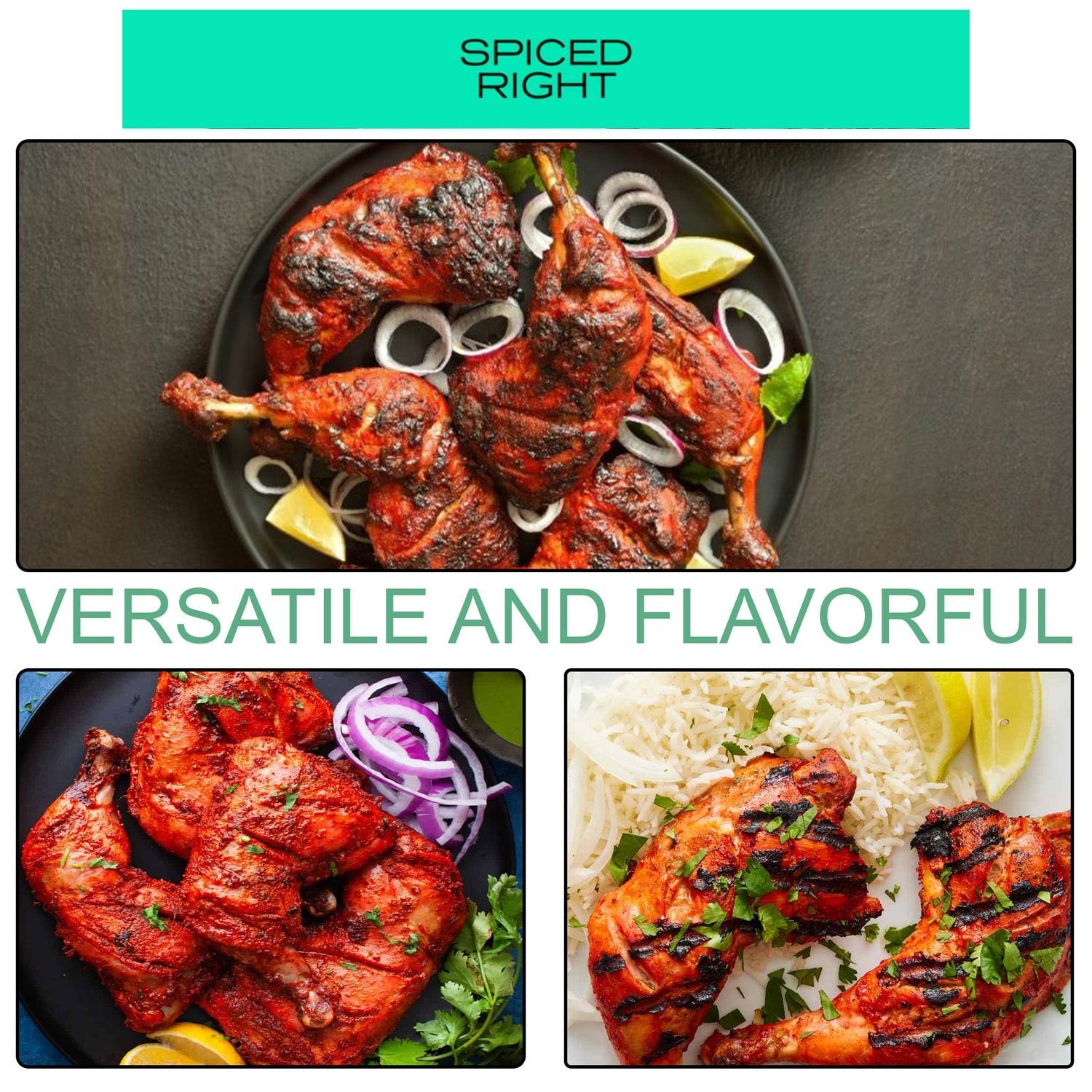 Tandoori Masala - Frontier Punjab Tradition, No Fillers – Seasonings & Spices on Brown Living™. SKU: SRTM. Img 8.