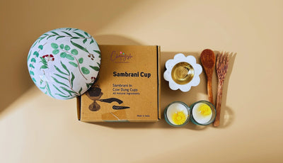 Tara Earth and Light Diwali Hamper | Eco-Friendly Gift Set – Gift Hampers on Brown Living™. SKU: CH-TARA-139. Img 2.