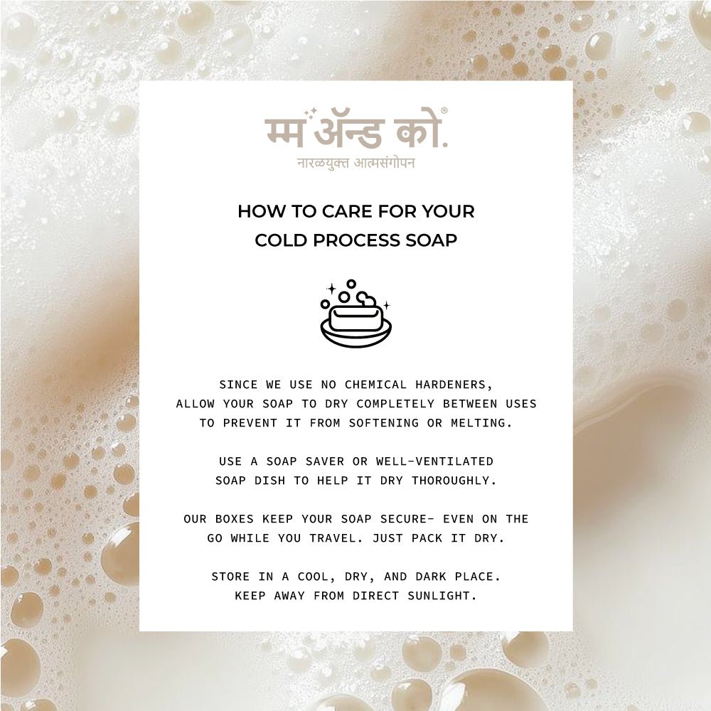 Tarini Cold Process Soap (Neem + Peppermint) – Body Soap on Brown Living™. SKU: CB04. Img 5.