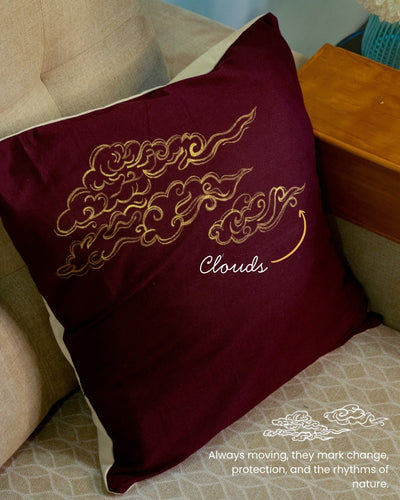 Tattva Pillow Covers (Set of 4) | Minimal Home Décor Cushion Covers – Covers & Inserts on Brown Living™. SKU: C03. Img 2.