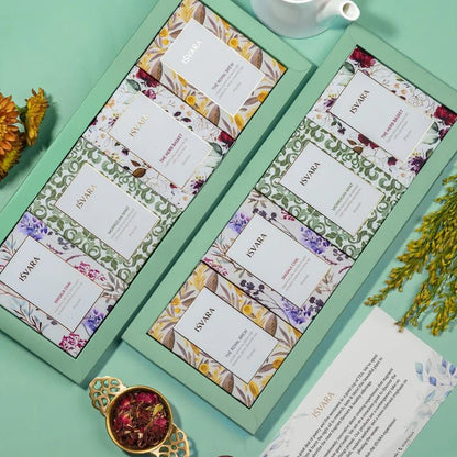 Tea Medley Gift Set – Gift Giving by ISVARA available on Brown Living™. . SKU: TM10650. Img 3.