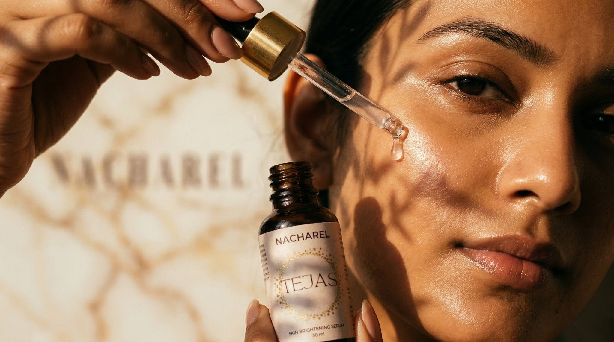 Tejas Face Serum – Natural Glow Boosting Skincare for Radiant Skin – Face Serum on Brown Living™. SKU: NCH024. Img 2.