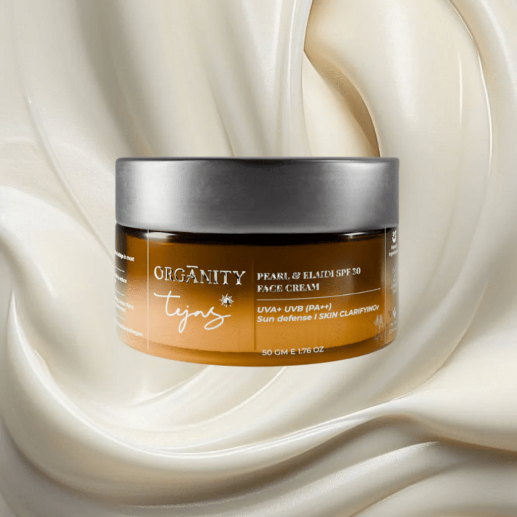 Tejas - Pearl & Elaidi SPF Face Cream – Face Cream on Brown Living™. SKU: ORG - TEJAS - SPF30. Img 1.