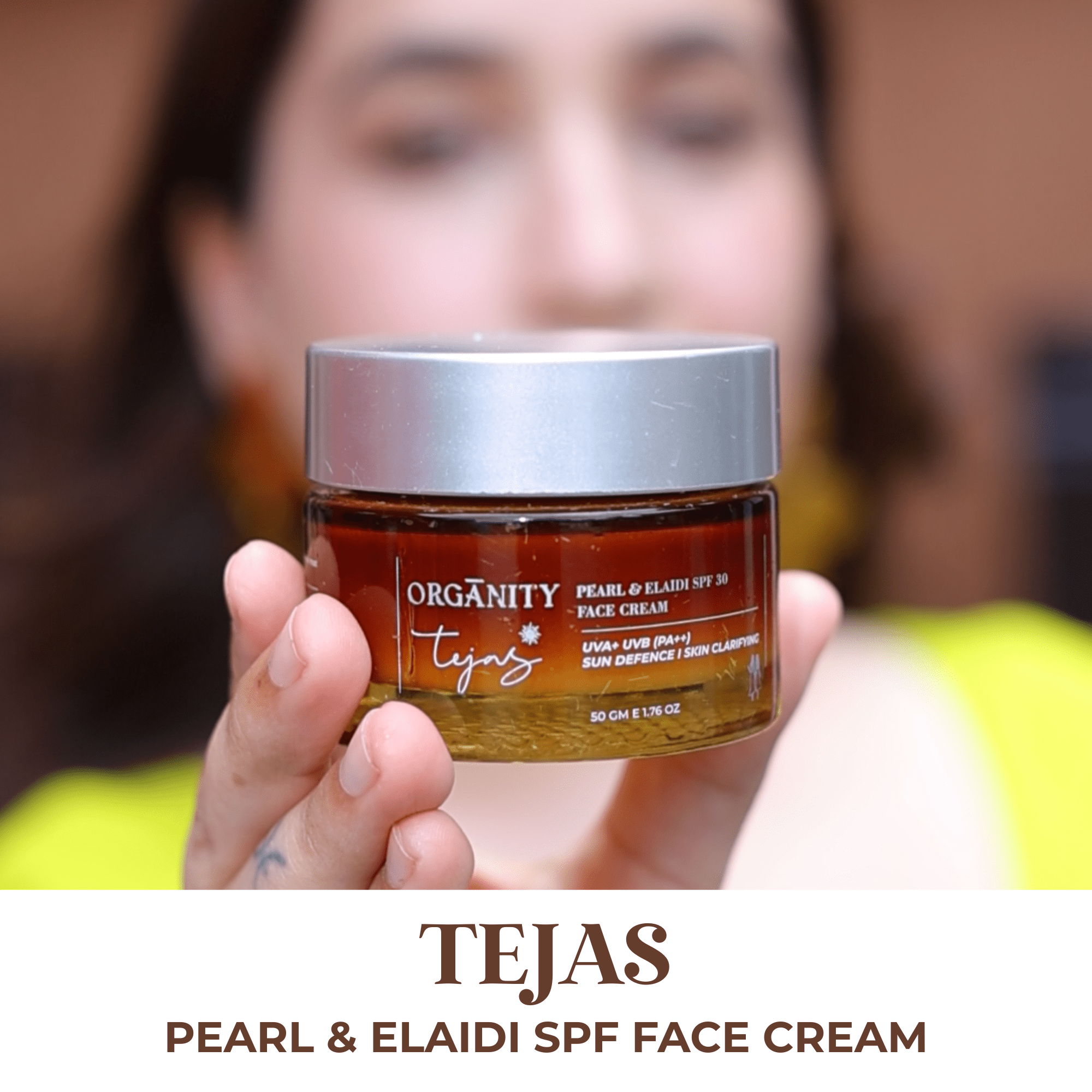 Tejas - Pearl & Elaidi SPF Face Cream – Face Cream on Brown Living™. SKU: ORG-TEJAS-SPF30. Img 6.