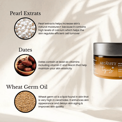 Tejas - Pearl & Elaidi SPF Face Cream – Face Cream on Brown Living™. SKU: ORG - TEJAS - SPF30. Img 2.