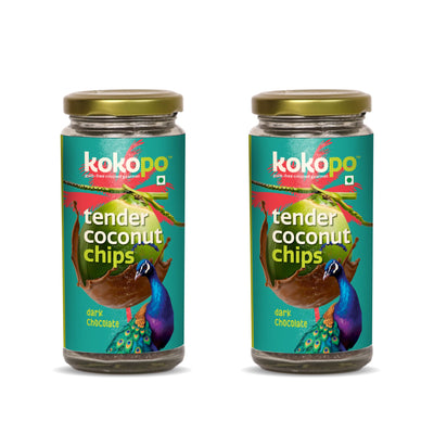 Tender Coconut Chocolate Chips | Crunchy & Guilt - Free – Healthy Snacks on Brown Living™. SKU: CCC2002. Img 3.