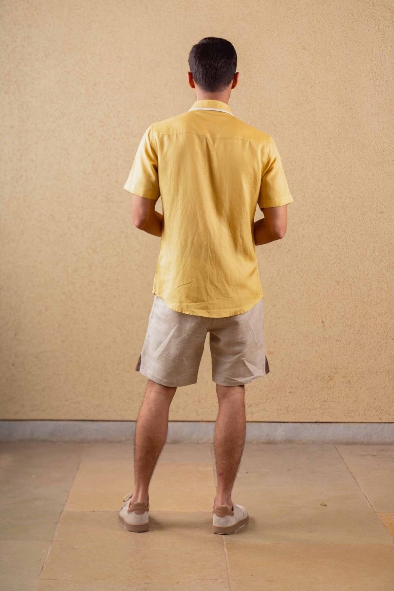 Terra Shirt - Mustard - Hemp Tencel | Verified Sustainable by Brown Living™