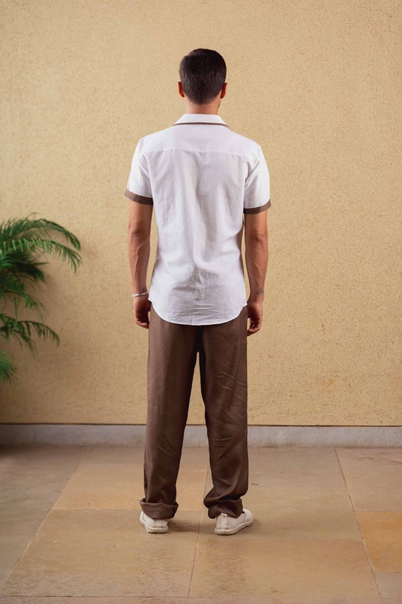 Terra Shirt - White - Hemp Tencel | Verified Sustainable by Brown Living™