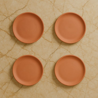 Terracotta 11 - Inch Wall Plate | Handcrafted Decorative Plate – Wall Decor on Brown Living™. SKU: WP-9. Img 5.