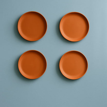 Terracotta 8 - Inch Wall Plate | Handcrafted Decorative Plate – Wall Decor on Brown Living™. SKU: WP-7. Img 15.