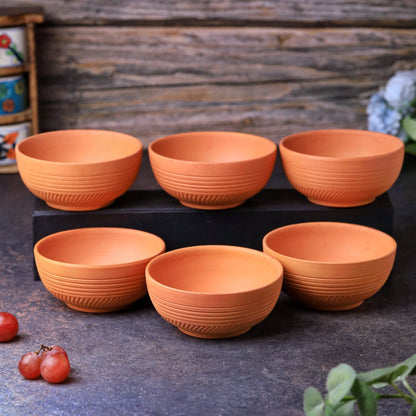 Terracotta Dry Fruits Special Bowl | Handcrafted Clay Bowl – Plates & Bowls on Brown Living™. SKU: SB-3. Img 9.