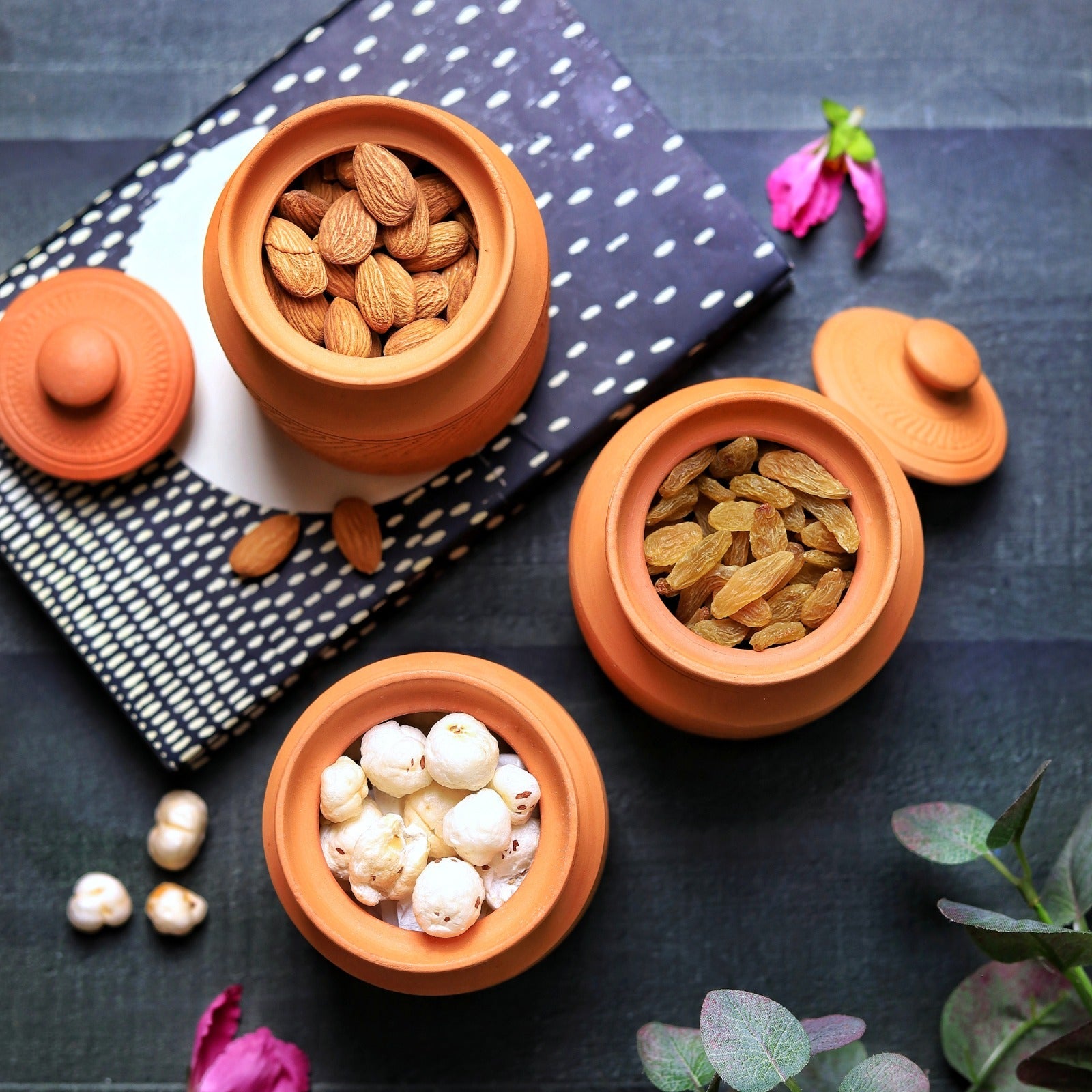 Terracotta Maharaja Sugar Pot | Handcrafted Clay Jar – Containers on Brown Living™. SKU: SP-6. Img 21.