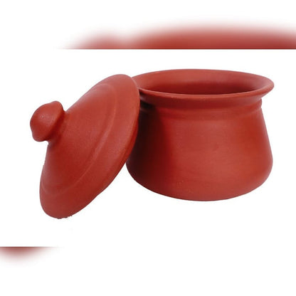Terracotta Moroccan Handi Small | Handcrafted Serving Pot – Containers on Brown Living™. SKU: DH-15A. Img 5.