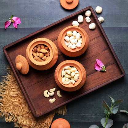 Terracotta Nawabi Pot | Handcrafted Clay Multipurpose Jar – Containers on Brown Living™. SKU: SP-2. Img 14.