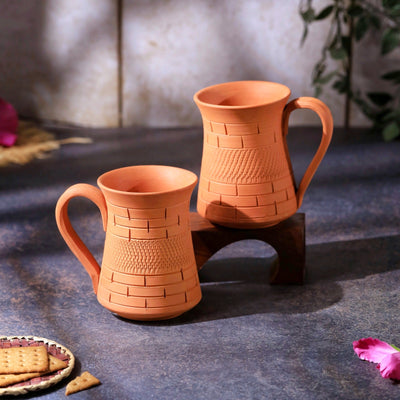 Terracotta Royal Jumbo Mug – Mugs on Brown Living™. SKU: JM-10. Img 3.