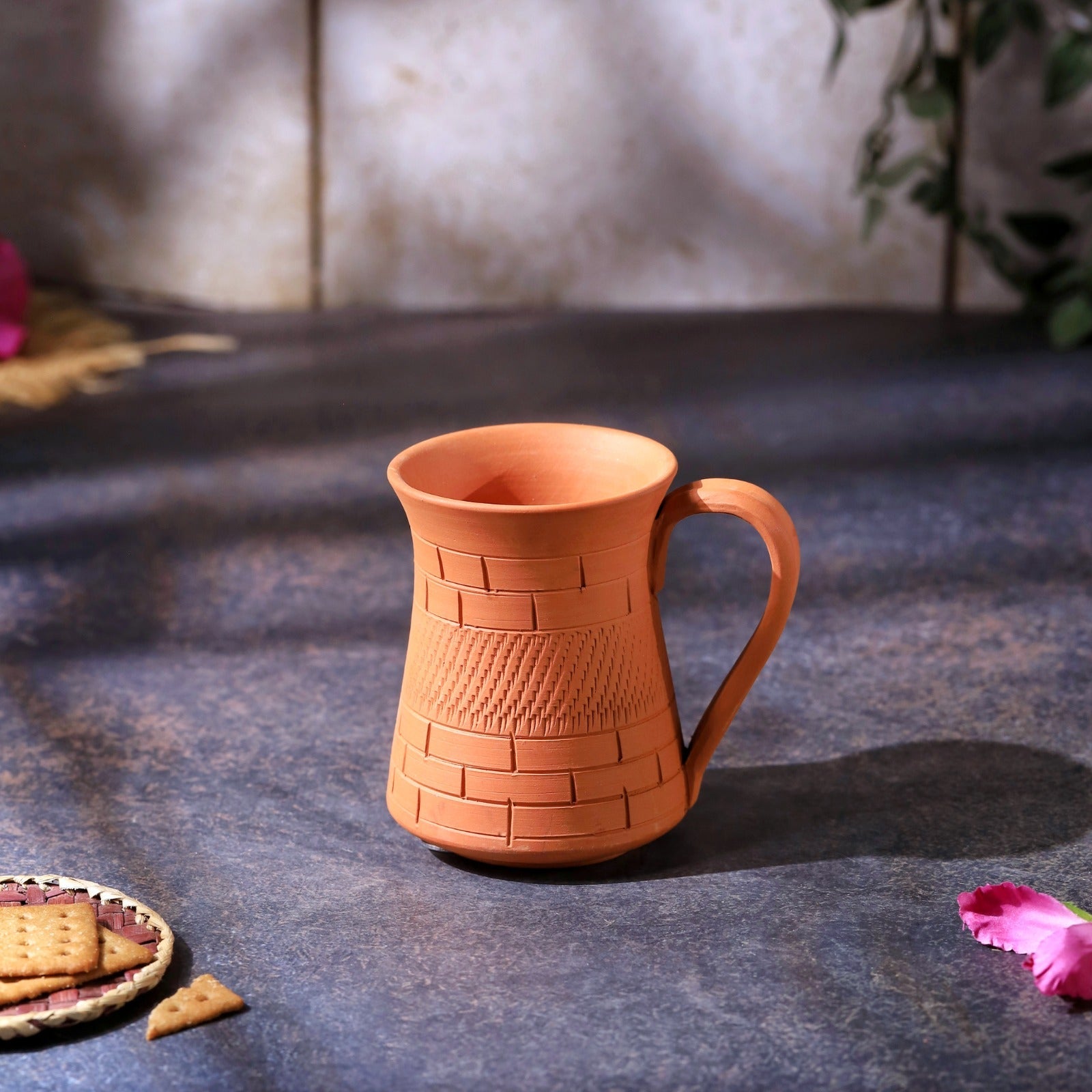 Terracotta Royal Jumbo Mug – Mugs on Brown Living™. SKU: JM-10. Img 2.