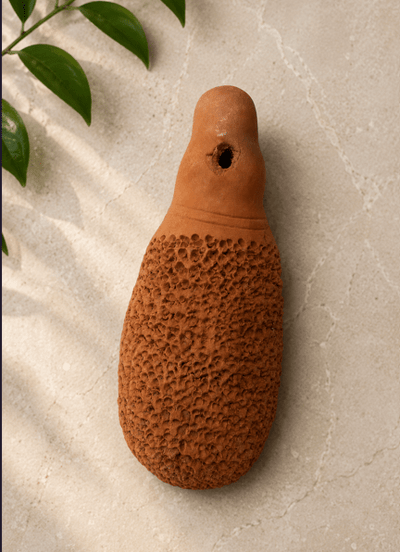 TerraScrub – Natural Terracotta Foot Cleaner – Foot Care on Brown Living™. SKU: OEP947. Img 1.