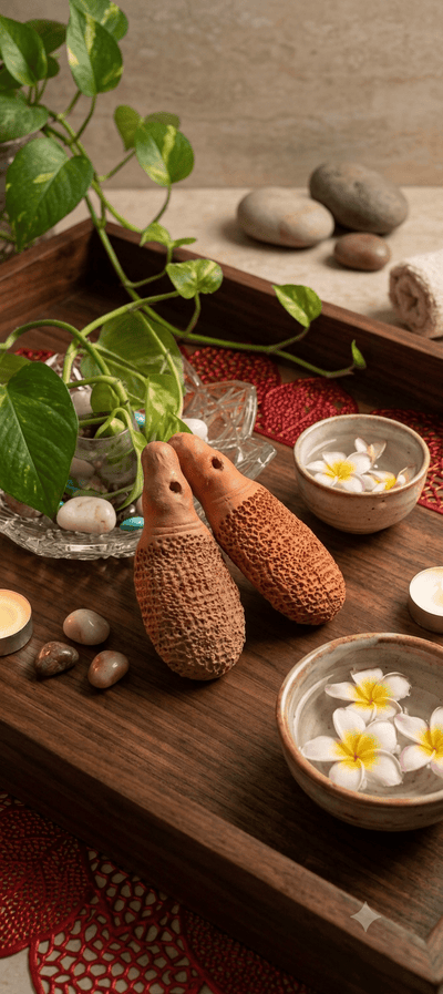 TerraScrub – Natural Terracotta Foot Cleaner – Foot Care on Brown Living™. SKU: OEP947. Img 4.