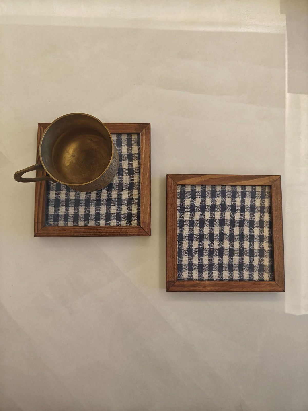 Textile Coasters Set of 2 | Alaya Handmade Home Coasters – Home Decor on Brown Living™. SKU: VCO430011. Img 31.