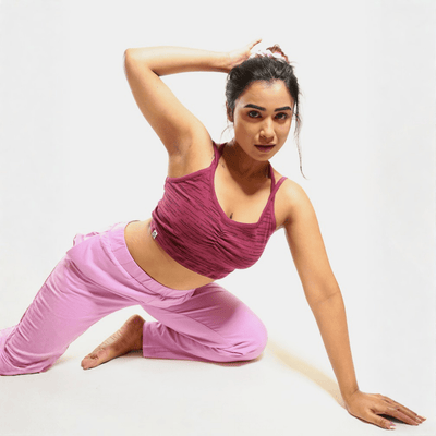 The Berry Bliss Cotton Co-Ord Set For Women – Womens Co-Ord Sets on Brown Living™. SKU: 008CSMaroon-PinkS. Img 2.
