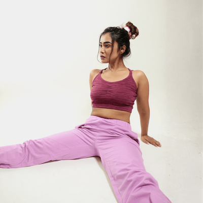 The Berry Bliss Cotton Co-Ord Set For Women – Womens Co-Ord Sets on Brown Living™. SKU: 008CSMaroon-PinkS. Img 1.