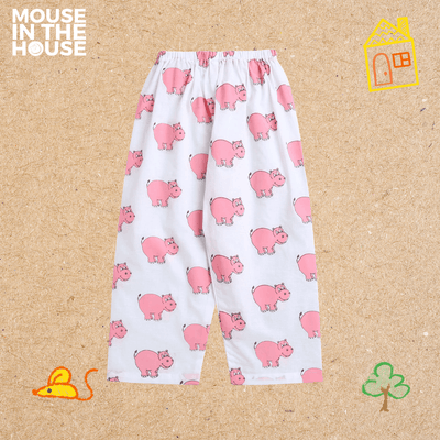 The Cheerful Hippo - Unisex Kids Cotton Nightwear – Kids Pyjamas on Brown Living™. SKU: MITHNW-002-1. Img 7.