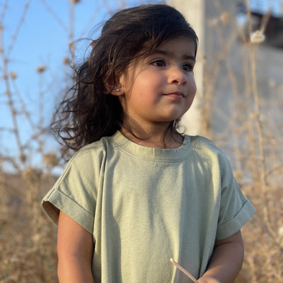 The Classic 100% Organic Cotton Kids Romper – Kids Rompers on Brown Living™. SKU: CW - 01 - 0001/3 - 6M. Img 7.