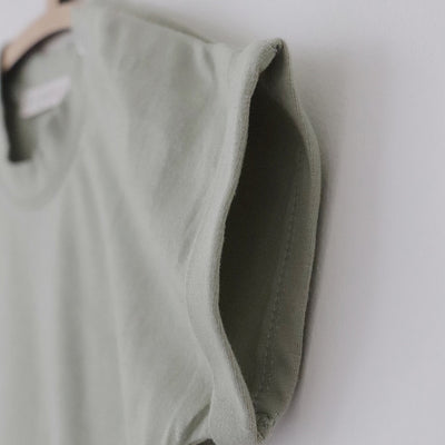 The Classic 100% Organic Cotton Kids Romper – Kids Rompers on Brown Living™. SKU: CW - 01 - 0001/3 - 6M. Img 6.