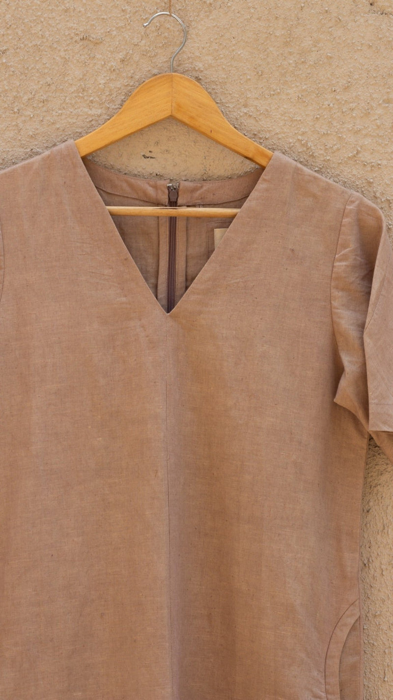 The Day-Tripper Cotton Midi | Verified Sustainable Womens Dress on Brown Living™