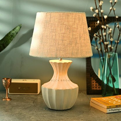 The Gaudian Night Lamp | Handcrafted Mango Wood Table Lamp | Verified Sustainable by Brown Living™