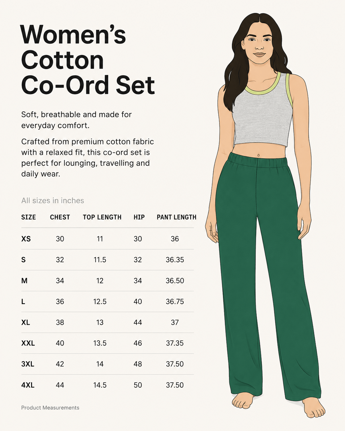 The Home Haven Organic Cotton Co-Ord Set – Womens Co-Ord Sets on Brown Living™. SKU: 012CSPink-BlushPinkS. Img 6.