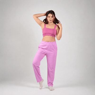 The Home Haven Organic Cotton Co-Ord Set – Womens Co-Ord Sets on Brown Living™. SKU: 012CSPink-BlushPinkS. Img 3.