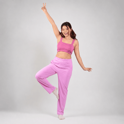 The Home Haven Organic Cotton Co-Ord Set – Womens Co-Ord Sets on Brown Living™. SKU: 012CSPink-BlushPinkS. Img 2.